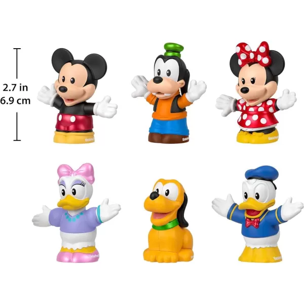 FisherPrice Little People Toddler Toys Disney 100 Mickey amp Friends Figure Pack with 6 Characters for Ages 18 MonthsFisherPrice Little People Toddler Toys Disney 100 Mickey amp Friends Figure Pack with 6 Characters for Ages 18 Months