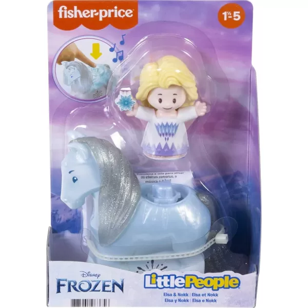 FisherPrice Little People Toddler Toys Disney Frozen Elsa amp Nokk Figure Set with Lights amp Sounds for Preschool Kids Ages 18 MonthsFisherPrice Little People Toddler Toys Disney Frozen Elsa amp Nokk Figure Set with Lights amp Sounds for Preschool Kids Ages 18 Months