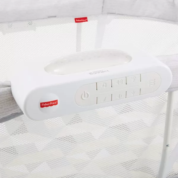 FisherPrice Soothing Motions Bassinet with Smart Connect  Swaying Newborn and Infant Bassinet with Soothing Features Controlled by Smart DeviceFisherPrice Soothing Motions Bassinet with Smart Connect  Swaying Newborn and Infant Bassinet with Soothing Features Controlled by Smart Device