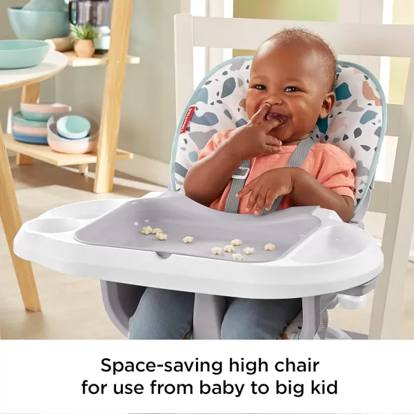 FisherPrice SpaceSaver High Chair Pacific Pebble Portable BabytoToddler Dining seatFisherPrice SpaceSaver High Chair Pacific Pebble Portable BabytoToddler Dining seat