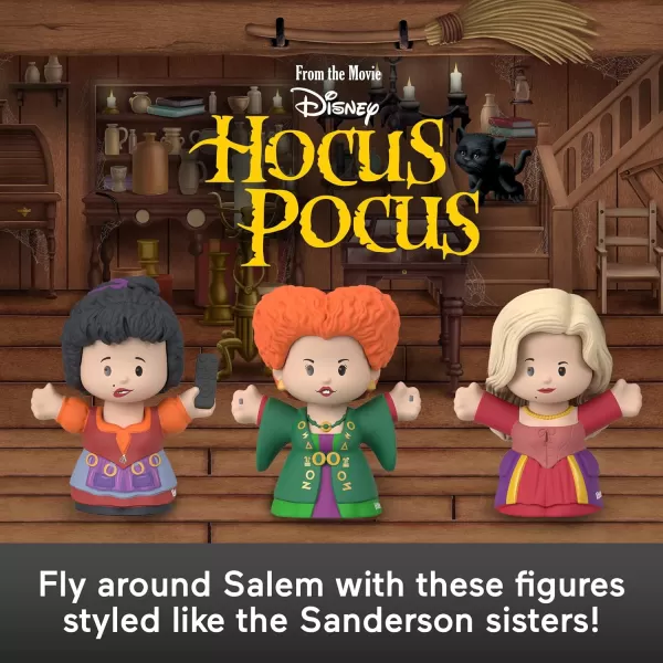 Little People Collector Disney Hocus Pocus Figure Set with Winifred Sarah and Mary Sanderson in a Display Gift Box for FansLittle People Collector Disney Hocus Pocus Figure Set with Winifred Sarah and Mary Sanderson in a Display Gift Box for Fans