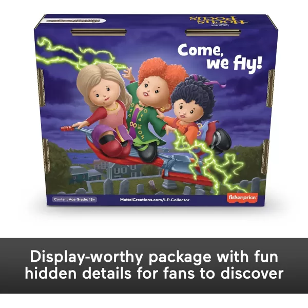 Little People Collector Disney Hocus Pocus Figure Set with Winifred Sarah and Mary Sanderson in a Display Gift Box for FansLittle People Collector Disney Hocus Pocus Figure Set with Winifred Sarah and Mary Sanderson in a Display Gift Box for Fans