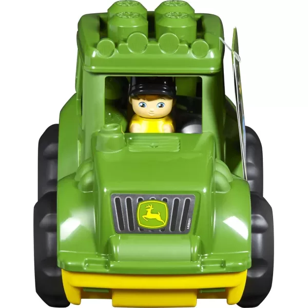 MEGA BLOKS Cat Building Blocks Toy Fisher Price Lil Dump Truck With 7 Pieces 1 Figure Yellow Gift Ideas For KidsJohn Deere Lil Tractor