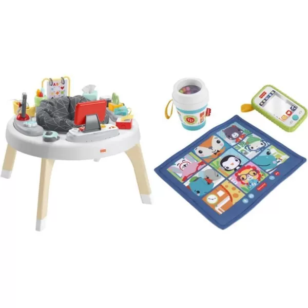 FisherPrice Baby to Toddler Learning Toy 2in1 Like a Boss Activity Center and Play Table with Lights Music and SoundsLike a Boss  Toys gift set