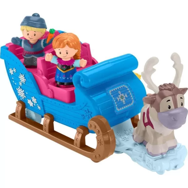 FisherPrice Disney GGV30 Frozen Kristoffs Sleigh by Little People Multi ColorFigure Set Standard