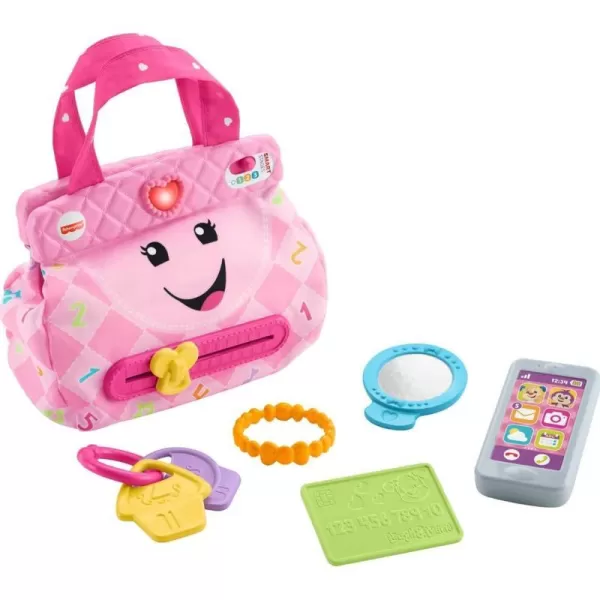 FisherPrice Laugh amp Learn Baby amp Toddler Toy My Smart Purse Pretend Dress Up Set With Lights amp Learning Songs For Ages 6 MonthsFisherPrice Laugh amp Learn Baby amp Toddler Toy My Smart Purse Pretend Dress Up Set With Lights amp Learning Songs For Ages 6 Months