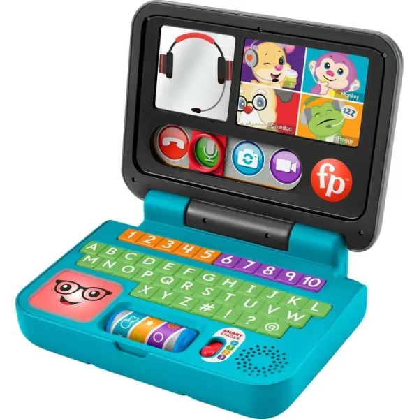 FisherPrice Laugh amp Learn Baby to Toddler Toy Lets Connect Laptop Pretend Computer with Smart Stages for Ages 6 MonthsFisherPrice Laugh amp Learn Baby to Toddler Toy Lets Connect Laptop Pretend Computer with Smart Stages for Ages 6 Months