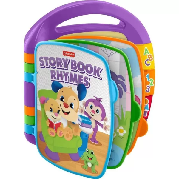 FisherPrice Laugh amp Learn Musical Baby Toy Storybook Rhymes Electronic Learning Book With Lights amp Songs For Ages 6 MonthsFisherPrice Laugh amp Learn Musical Baby Toy Storybook Rhymes Electronic Learning Book With Lights amp Songs For Ages 6 Months