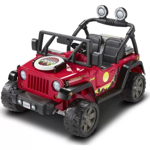 FisherPrice Power Wheels BBQ Fun Jeep Wrangler 12V batterypowered rideon vehicle for preschool kids ages 37 yearsBBQ Fun