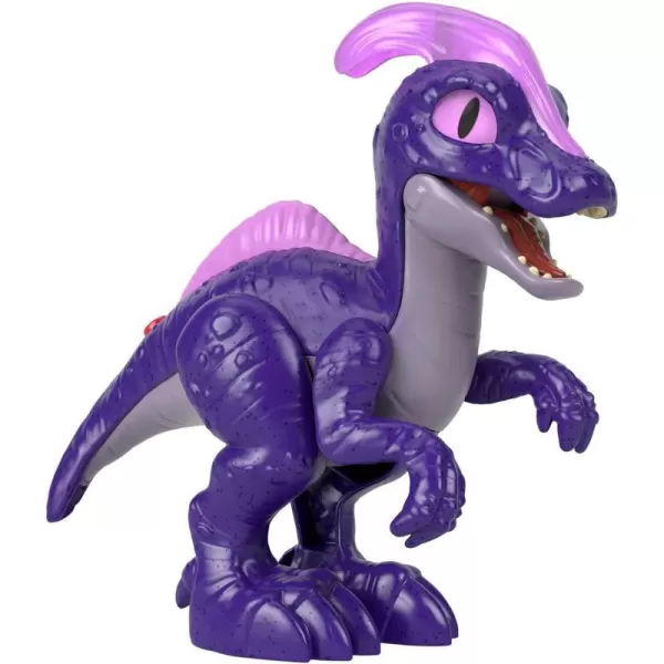 Imaginext Jurassic World Dinosaur Toy Deluxe Parasaurolophus XL Dino 10Inch Figure with Lights amp Sounds for Ages 3 YearsImaginext Jurassic World Dinosaur Toy Deluxe Parasaurolophus XL Dino 10Inch Figure with Lights amp Sounds for Ages 3 Years