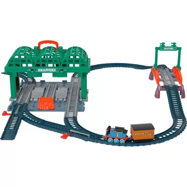 Thomas amp Friends Diecast Train amp Track Set Knapford Station 2In1 Playset amp Storage Case For Preschool Kids Ages 3 YearsThomas amp Friends Diecast Train amp Track Set Knapford Station 2In1 Playset amp Storage Case For Preschool Kids Ages 3 Years