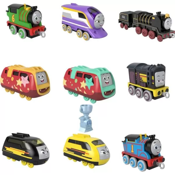 Thomas amp Friends Toy Trains Sodor Cup Racers Set Of 9 Diecast PushAlong Engines For Preschool Kids Ages 3 YearsThomas amp Friends Toy Trains Sodor Cup Racers Set Of 9 Diecast PushAlong Engines For Preschool Kids Ages 3 Years