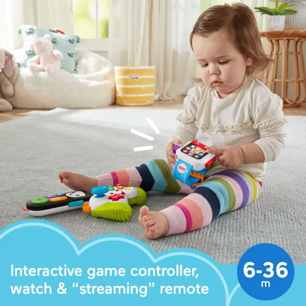 FisherPrice Laugh amp Learn Baby Learning Toys Tune In Tech Gift Set of 4 Interactive Pretend Play Toys for Ages 6 monthsFisherPrice Laugh amp Learn Baby Learning Toys Tune In Tech Gift Set of 4 Interactive Pretend Play Toys for Ages 6 months