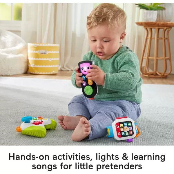 FisherPrice Laugh amp Learn Baby Learning Toys Tune In Tech Gift Set of 4 Interactive Pretend Play Toys for Ages 6 monthsFisherPrice Laugh amp Learn Baby Learning Toys Tune In Tech Gift Set of 4 Interactive Pretend Play Toys for Ages 6 months