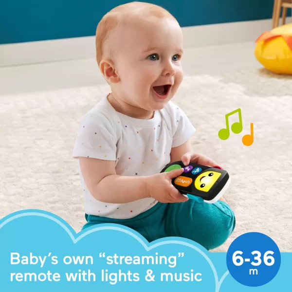 FisherPrice Laugh amp Learn Baby amp Toddler Toy Stream amp Learn Remote Pretend Tv Control With Music amp Lights For Ages 6 MonthsFisherPrice Laugh amp Learn Baby amp Toddler Toy Stream amp Learn Remote Pretend Tv Control With Music amp Lights For Ages 6 Months