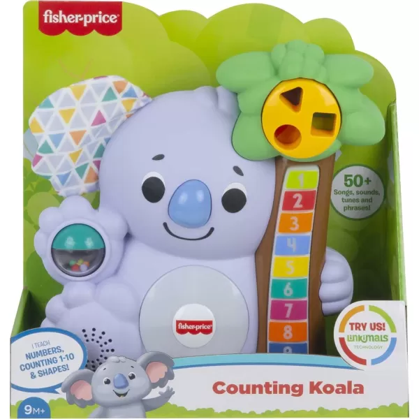 FisherPrice Linkimals Baby Learning Toy Counting Koala With Interactive Lights And Music For Ages 9 MonthsFisherPrice Linkimals Baby Learning Toy Counting Koala With Interactive Lights And Music For Ages 9 Months