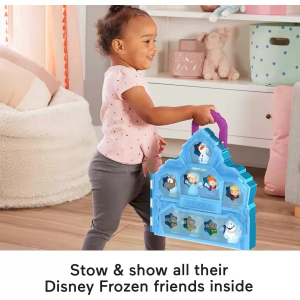 FisherPrice Little People Toddler Playset Disney Frozen Carry Along Castle Case with 9 Figures for Preschool Kids Ages 18 MonthsFisherPrice Little People Toddler Playset Disney Frozen Carry Along Castle Case with 9 Figures for Preschool Kids Ages 18 Months