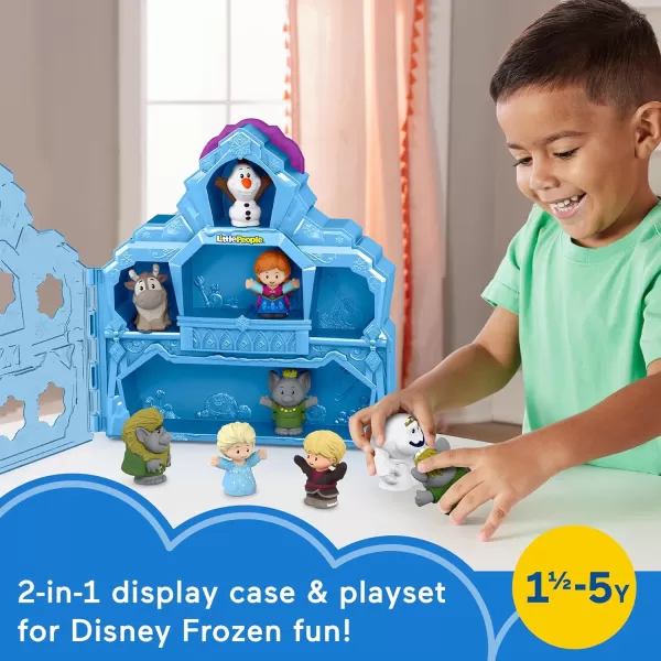 FisherPrice Little People Toddler Playset Disney Frozen Carry Along Castle Case with 9 Figures for Preschool Kids Ages 18 MonthsFisherPrice Little People Toddler Playset Disney Frozen Carry Along Castle Case with 9 Figures for Preschool Kids Ages 18 Months