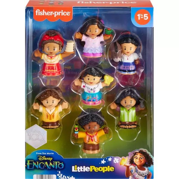 FisherPrice Little People Toddler Toys Disney Encanto Figure Pack with 7 Characters for Pretend Play Ages 18 MonthsFisherPrice Little People Toddler Toys Disney Encanto Figure Pack with 7 Characters for Pretend Play Ages 18 Months