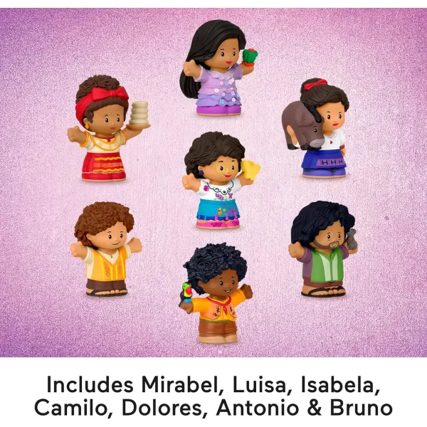 FisherPrice Little People Toddler Toys Disney Encanto Figure Pack with 7 Characters for Pretend Play Ages 18 MonthsFisherPrice Little People Toddler Toys Disney Encanto Figure Pack with 7 Characters for Pretend Play Ages 18 Months