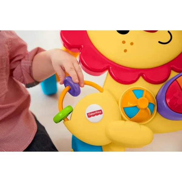 FisherPrice Musical Lion Walker baby push toy with music and activities for infants and toddlersStandard Standard Packaging