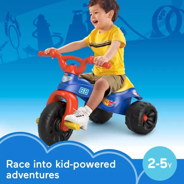 FisherPrice Thomas amp Friends Toddler Tricycle Tough Trike Bike with Handlebar Grips and Storage for Preschool Kids LargeHot Wheels