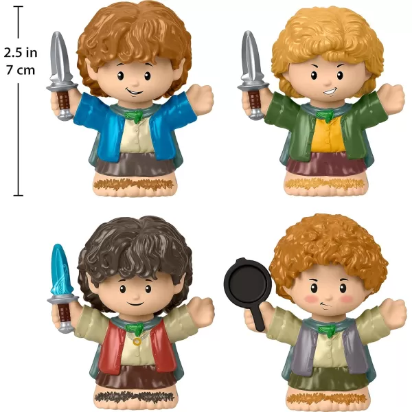 Little People Collector the Lord of the Rings Hobbits Special Edition Set In A Display Gift Box for Adults amp Fans 4 FiguresLittle People Collector the Lord of the Rings Hobbits Special Edition Set In A Display Gift Box for Adults amp Fans 4 Figures