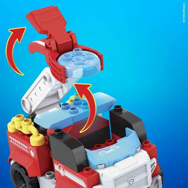 MEGA BLOKS Paw Patrol Marshalls City Fire Rescue Toy Building Set With 32 Jr Bricks Marshall and Zuma Figures Gift Set For Boys and Girls Ages 3MEGA BLOKS Paw Patrol Marshalls City Fire Rescue Toy Building Set With 32 Jr Bricks Marshall and Zuma Figures Gift Set For Boys and Girls Ages 3