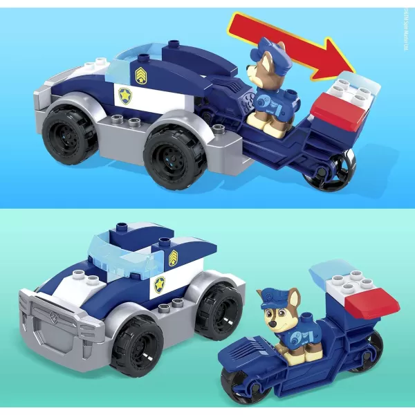 MEGA BLOKS Paw Patrol Toddler Building Blocks Toy Car Chases City Police Cruiser with 31 Pieces 1 Figure Gift Ideas for Kids Age 3 YearsMEGA BLOKS Paw Patrol Toddler Building Blocks Toy Car Chases City Police Cruiser with 31 Pieces 1 Figure Gift Ideas for Kids Age 3 Years