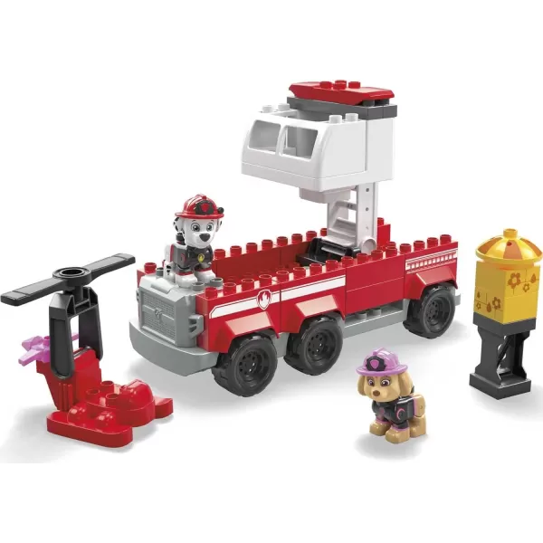 MEGA BLOKS Paw Patrol Toddler Building Blocks Toy Marshalls Ultimate Fire Truck with 37 Pieces 2 Figures Gift Ideas for Kids Age 3 YearsMEGA BLOKS Paw Patrol Toddler Building Blocks Toy Marshalls Ultimate Fire Truck with 37 Pieces 2 Figures Gift Ideas for Kids Age 3 Years