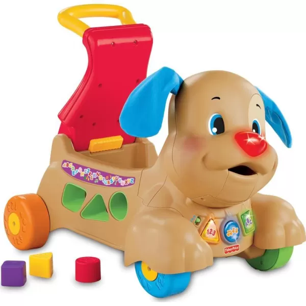 FisherPrice Laugh amp Learn Musical Baby Walker StrideToRide Puppy RideOn Toy With Lights Songs amp Blocks For Infant To ToddlerFisherPrice Laugh amp Learn Musical Baby Walker StrideToRide Puppy RideOn Toy With Lights Songs amp Blocks For Infant To Toddler