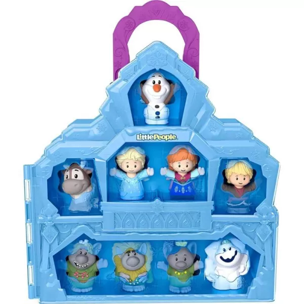 FisherPrice Little People Toddler Playset Disney Frozen Carry Along Castle Case with 9 Figures for Preschool Kids Ages 18 MonthsFisherPrice Little People Toddler Playset Disney Frozen Carry Along Castle Case with 9 Figures for Preschool Kids Ages 18 Months