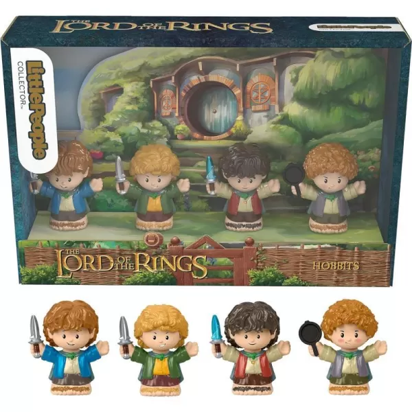 Little People Collector the Lord of the Rings Hobbits Special Edition Set In A Display Gift Box for Adults amp Fans 4 FiguresLittle People Collector the Lord of the Rings Hobbits Special Edition Set In A Display Gift Box for Adults amp Fans 4 Figures