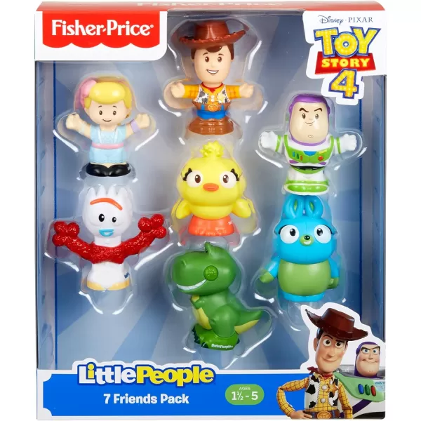 FisherPrice Disney Toy Story Toddler Toys Little People 7 Friends Pack Figure Set with Woody amp Buzz Lightyear for Ages 18 Months Amazon Exclusive7 pcs