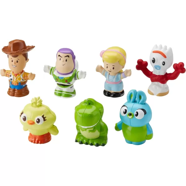 FisherPrice Disney Toy Story Toddler Toys Little People 7 Friends Pack Figure Set with Woody amp Buzz Lightyear for Ages 18 Months Amazon Exclusive7 pcs