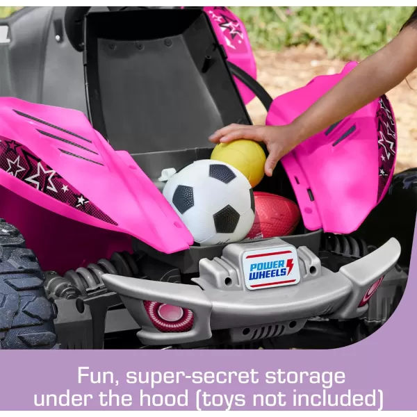 Power Wheels Dune Racer Extreme RideOn BatteryPowered Vehicle For Preschool Kids MultiTerrain Traction Seats 2 PinkDune Racer Pink  Battery