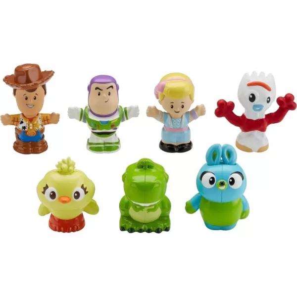 FisherPrice Disney Toy Story Toddler Toys Little People 7 Friends Pack Figure Set with Woody amp Buzz Lightyear for Ages 18 Months Amazon Exclusive7 pcs