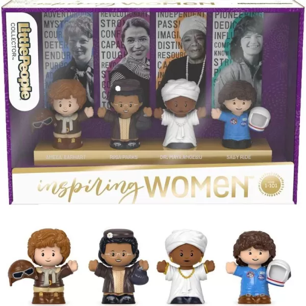 Little People Collector Inspiring Women Special Edition Figure Set in Display Gift Package for Adults amp Fans 4 FigurinesLittle People Collector Inspiring Women Special Edition Figure Set in Display Gift Package for Adults amp Fans 4 Figurines