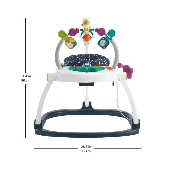 FisherPrice Baby Jumperoo Bouncer and Activity Center with Lights and Sounds Astro Kitty SpaceSaverSnugapuppy