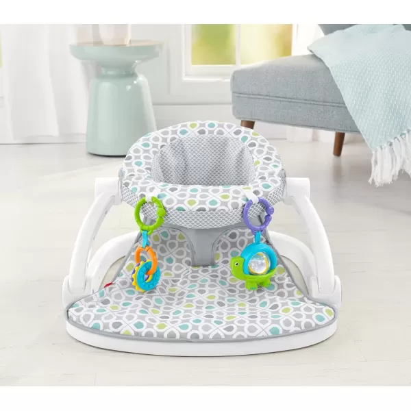 FisherPrice Baby Portable Chair SitMeUp Floor Seat With Developmental Toys amp Machine Washable Seat Pad Honeydew DropFisherPrice Baby Portable Chair SitMeUp Floor Seat With Developmental Toys amp Machine Washable Seat Pad Honeydew Drop