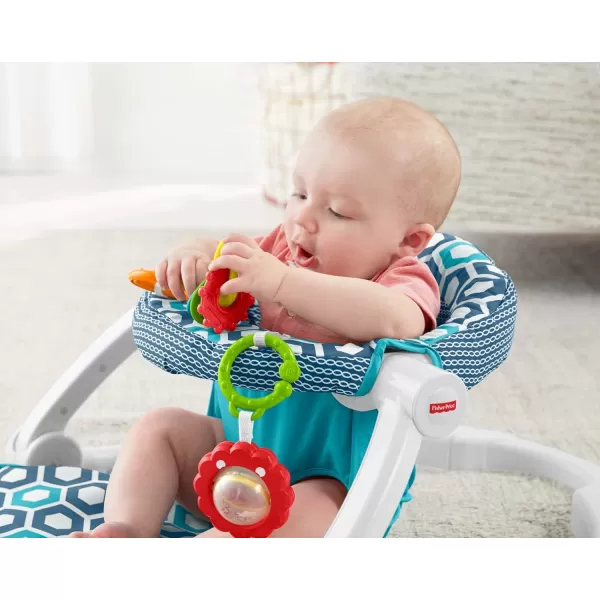 FisherPrice Baby Portable Chair SitMeUp Floor Seat with 2 Removable Toys amp Washable Seat Pad Honeycomb Amazon ExclusiveFisherPrice Baby Portable Chair SitMeUp Floor Seat with 2 Removable Toys amp Washable Seat Pad Honeycomb Amazon Exclusive