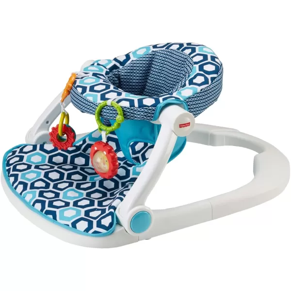 FisherPrice Baby Portable Chair SitMeUp Floor Seat with 2 Removable Toys amp Washable Seat Pad Honeycomb Amazon ExclusiveFisherPrice Baby Portable Chair SitMeUp Floor Seat with 2 Removable Toys amp Washable Seat Pad Honeycomb Amazon Exclusive