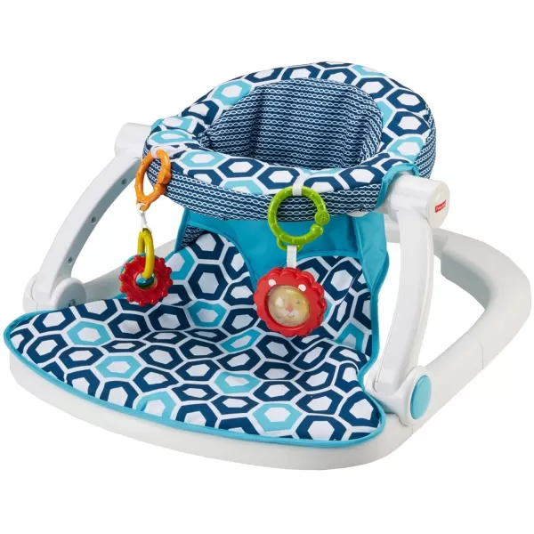 FisherPrice Baby Portable Chair SitMeUp Floor Seat with 2 Removable Toys amp Washable Seat Pad Honeycomb Amazon ExclusiveFisherPrice Baby Portable Chair SitMeUp Floor Seat with 2 Removable Toys amp Washable Seat Pad Honeycomb Amazon Exclusive