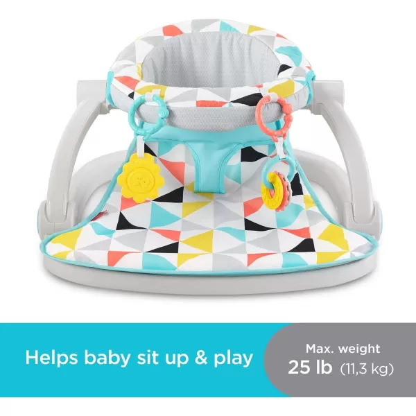 FisherPrice Baby Portable Chair SitMeUp Floor Seat with Developmental Toys amp Machine Washable Seat Pad WindmillFisherPrice Baby Portable Chair SitMeUp Floor Seat with Developmental Toys amp Machine Washable Seat Pad Windmill