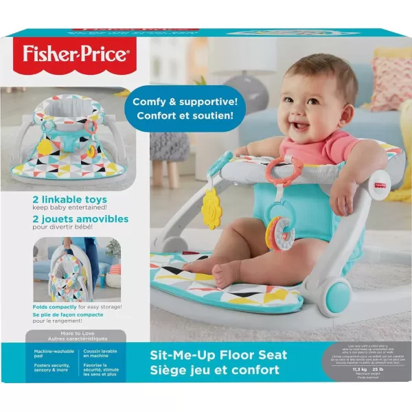 FisherPrice Baby Portable Chair SitMeUp Floor Seat with Developmental Toys amp Machine Washable Seat Pad WindmillFisherPrice Baby Portable Chair SitMeUp Floor Seat with Developmental Toys amp Machine Washable Seat Pad Windmill