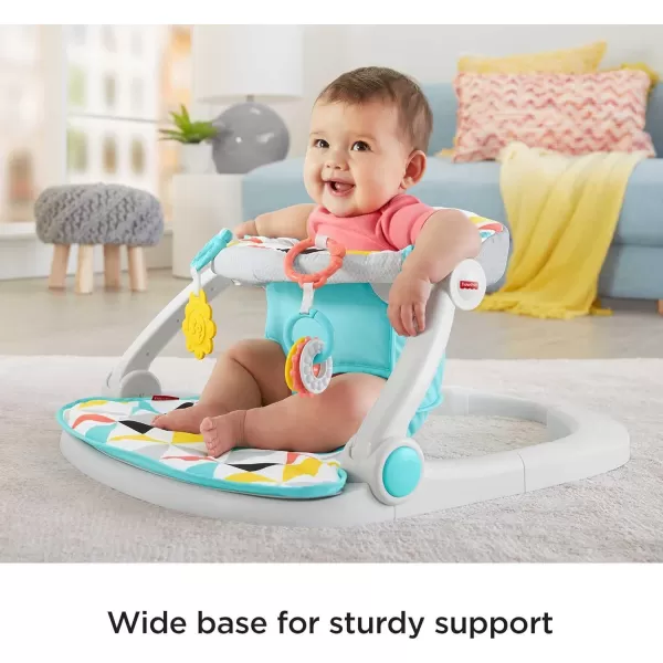 FisherPrice Baby Portable Chair SitMeUp Floor Seat with Developmental Toys amp Machine Washable Seat Pad WindmillFisherPrice Baby Portable Chair SitMeUp Floor Seat with Developmental Toys amp Machine Washable Seat Pad Windmill