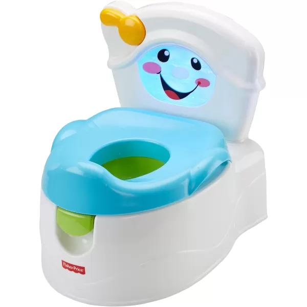 FisherPrice Baby Toddler Toilet 3In1 Puppy Perfection Potty Training Seat And Step Stool With Removable RingLearntoFlush Potty Frustration Free Packaging