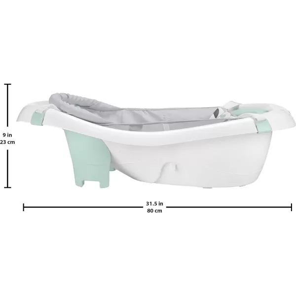 FisherPrice Baby to Toddler Bath 4In1 Sling N Seat Tub with Removable Infant Support and 2 Toys Pacific PebbleClimbing Leaves