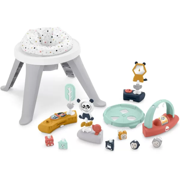 FisherPrice Baby to Toddler Toy 3in1 Spin amp Sort Activity Center and Play Table with 10 Activities Happy Dots Amazon ExclusiveSimplified Packaging