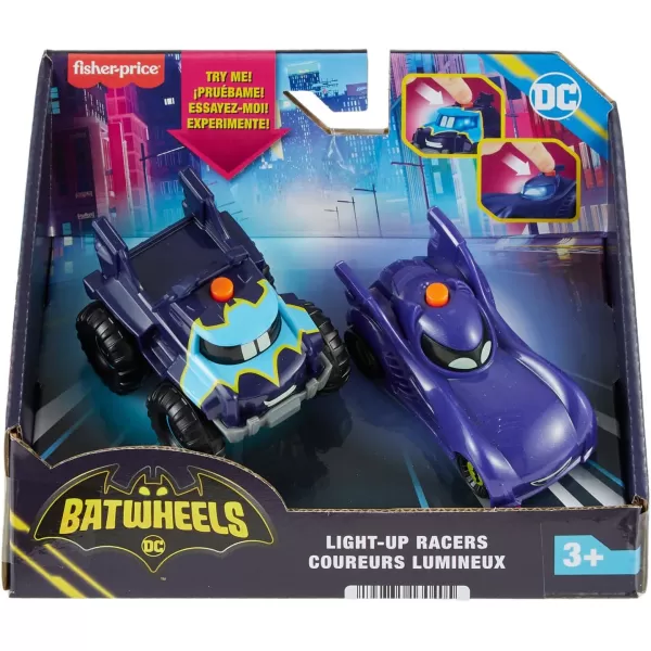 FisherPrice DC Batwheels LightUp 155 Scale Toy Cars 2Pack Bam The Batmobile and Buff Preschool Pretend Play Ages 3 YearsFisherPrice DC Batwheels LightUp 155 Scale Toy Cars 2Pack Bam The Batmobile and Buff Preschool Pretend Play Ages 3 Years